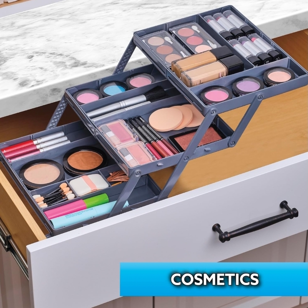 Multi-Level Drawer Organizer - Black - Picture 5 of 5